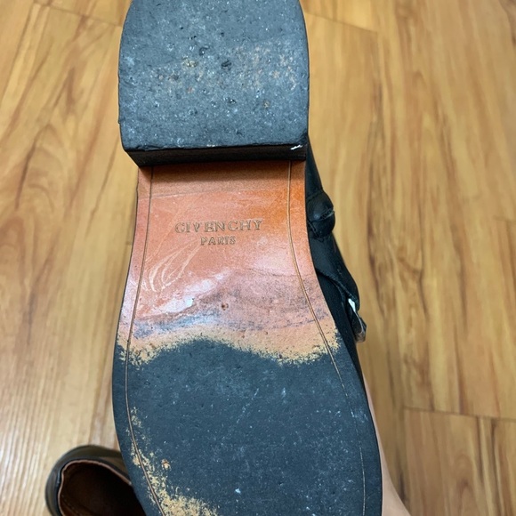 Givenchy Laura Leather Chain Combat Boots - Picture 13 of 16